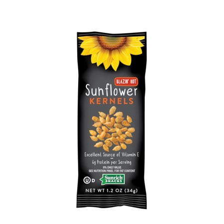 Sunrich Naturals Sunrich Naturals Blazin' Hot Sunflower Kernels 1.2 oz. Bag, PK150 1231781